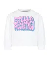 Stella Mccartney Graffiti Long-sleeved Sweater In White