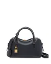 Stella Mccartney Ryder Grainy Eco Mat Top Handle Bag In Black