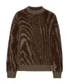 STELLA MCCARTNEY STELLA MCCARTNEY GRAPHIC PATTERN CREWNECK SWEATSHIRT