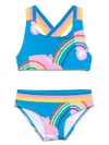 Stella Mccartney Graphic-print Bikini Set In Blue
