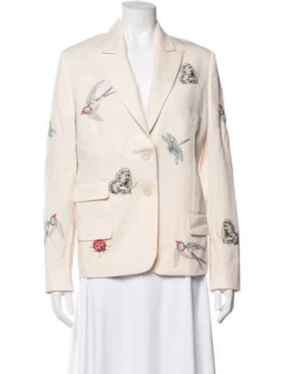 Pre-owned Stella Mccartney Graphic Print Blazer In Neutrals