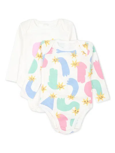 Stella Mccartney Babies' Graphic-print Body In White