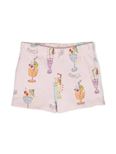 STELLA MCCARTNEY GRAPHIC-PRINT COTTON SHORTS