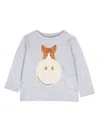 Stella Mccartney Graphic-print Cotton T-shirt In Grey