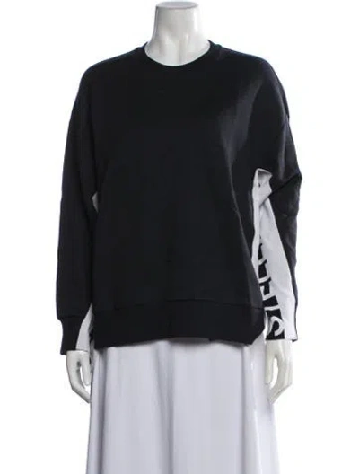 Pre-owned Stella Mccartney Graphic Print Crew Neck Sweatshirt In Black