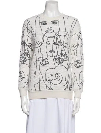 Pre-owned Stella Mccartney Graphic Print Crew Neck Sweatshirt In Multi