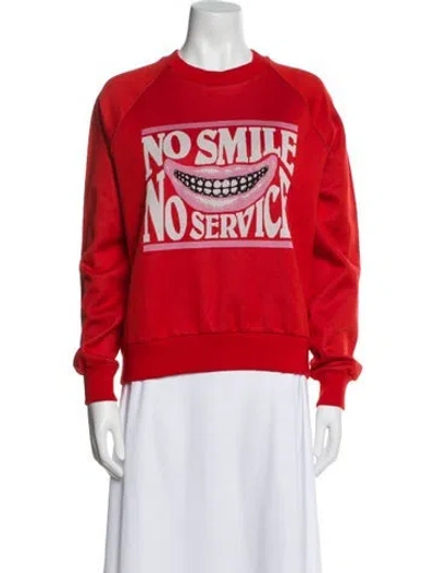 Pre-owned Stella Mccartney Graphic Print Crew Neck Sweatshirt W/ Tags In Multi