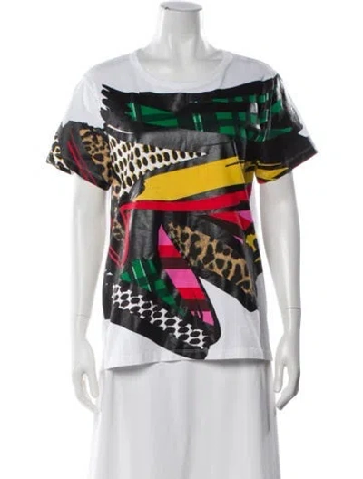 Pre-owned Stella Mccartney Graphic Print Crew Neck T-shirt In Multi