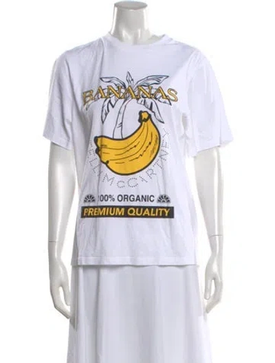 Pre-owned Stella Mccartney Graphic Print Crew Neck T-shirt In Neutral