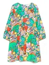 Stella Mccartney Graphic-print Dress In Green