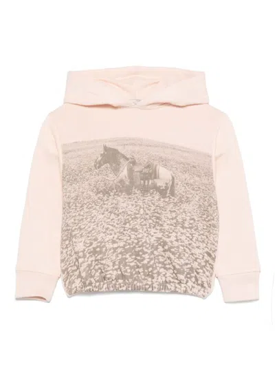 Stella Mccartney Kids' Graphic-print Hoodie In Pink