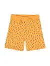 Stella Mccartney Graphic-print Jersey Shorts In Orange