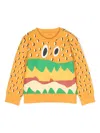 Stella Mccartney Graphic-print Jumper In Orange