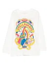 Stella Mccartney Graphic-print Long-sleeved T-shirt In White