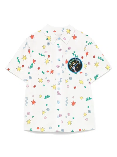 Stella Mccartney Kids' Graphic-print Shirt In White