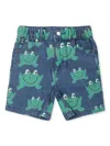 Stella Mccartney Graphic-print Shorts In Blue
