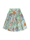 Stella Mccartney Graphic Print Skirt In Green