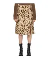 Stella Mccartney Graphic Print Skirt In Nude