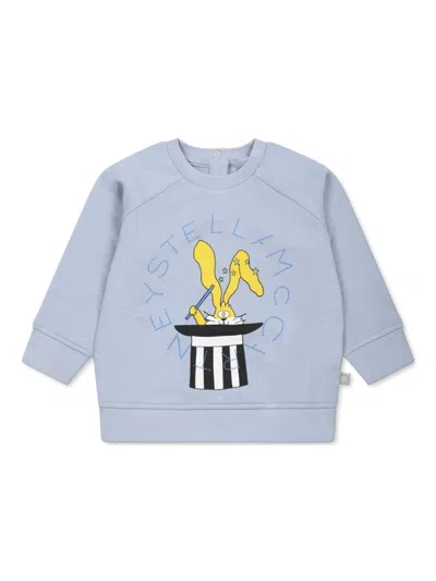 Stella Mccartney Babies' Graphic-print Sweatshirt In Blau