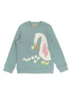Stella Mccartney Graphic-print Sweatshirt In Blue
