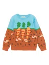 Stella Mccartney Graphic Print Sweatshirt In Blue