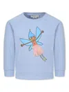 Stella Mccartney Graphic-print Sweatshirt In Blue