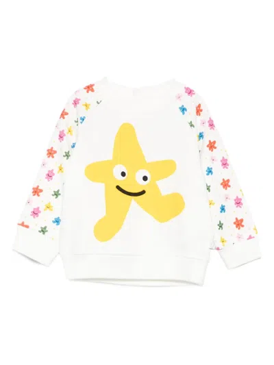 Stella Mccartney Babies' Graphic-print Sweatshirt In White