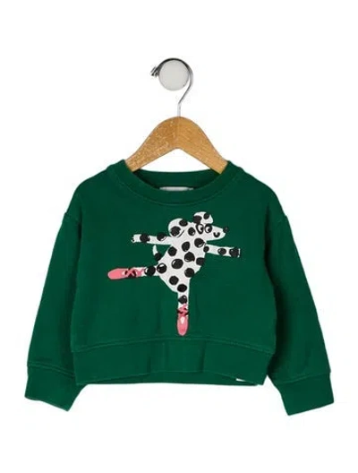 Pre-owned Stella Mccartney Babies' Graphic Print Sweatshrit In Green