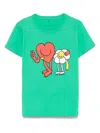 Stella Mccartney Graphic-print T-shirt In Green