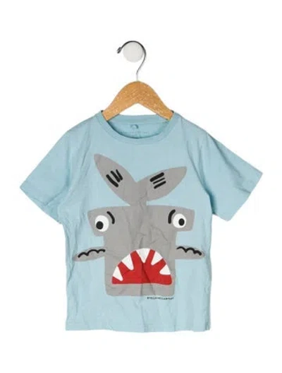 Pre-owned Stella Mccartney Babies' Graphic Print T Shirt In Blue