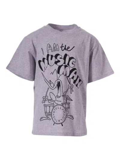 Stella Mccartney Kids' Graphic-print T-shirt In Purple