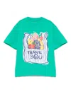 Stella Mccartney Graphic-print T-shirt In Green