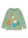 Stella Mccartney Graphic Print T-shirt In Green