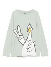Stella Mccartney Graphic Print T-shirt In Green