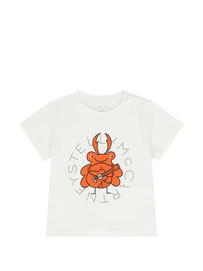 Stella Mccartney Kids' Graphic-print T-shirt In White
