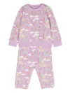 Stella Mccartney Graphic-print Tracksuit Set In Purple