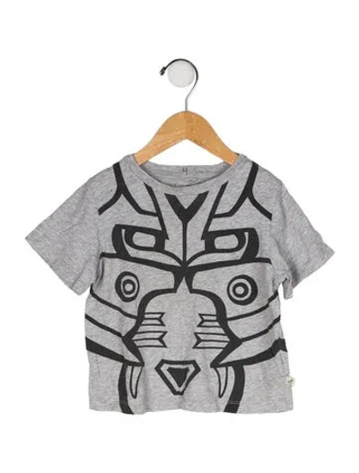 Pre-owned Stella Mccartney Babies' Graphic Print T-shirt In Gray