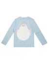 Stella Mccartney Graphic Printed Crewneck T-shirt In Azzurro