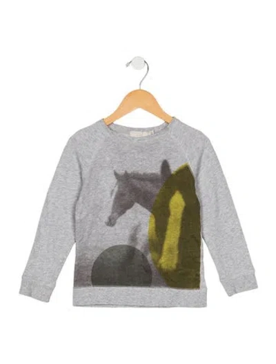 Pre-owned Stella Mccartney Babies' Graphic Sweatshirt In Gray
