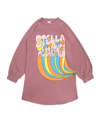 Stella Mccartney Kids' Graphic Sweatshirt In Nude
