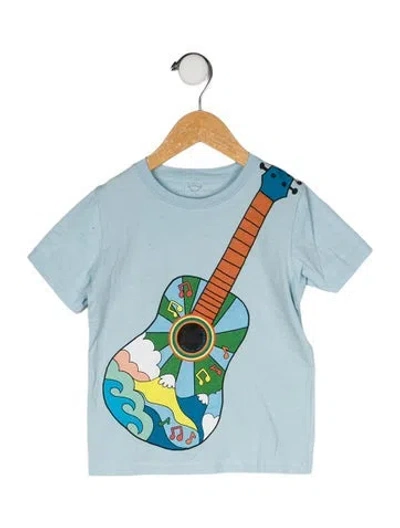 Pre-owned Stella Mccartney Babies' Graphic T Shirt In Blue