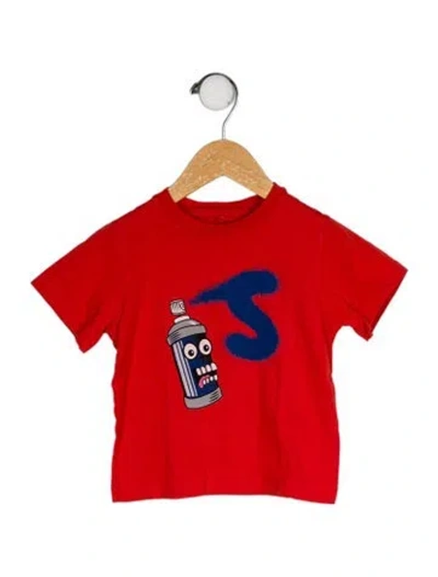 Pre-owned Stella Mccartney Babies' Graphic T Shirt In Red
