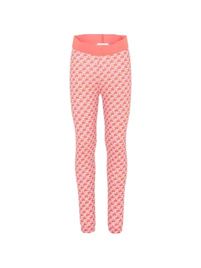 Stella Mccartney Kids' Graphic-print Leggings In Red