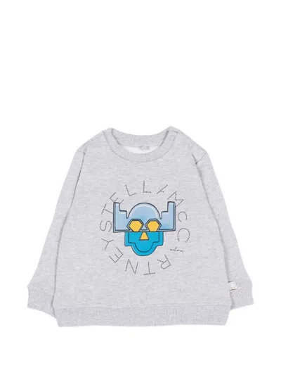 Stella Mccartney Babies' Graphic-print Sweatshirt In Gray