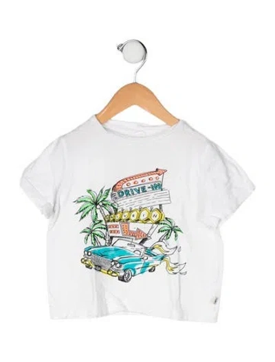 Pre-owned Stella Mccartney Babies' Graphiic Print T Shirt In White