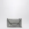 Stella Mccartney Gray Falabella Wallet With Shoulder Strap