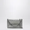 Stella Mccartney Gray Falabella Wallet With Shoulder Strap