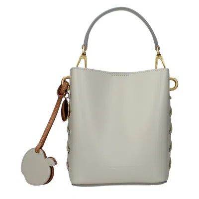 Stella Mccartney Gray Leather Handbag
