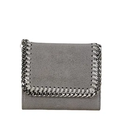 Pre-owned Stella Mccartney Gray Polyester Wallet (bi-fold) ()