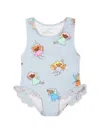 Stella Mccartney Baby Printed Swimsuit In Blue